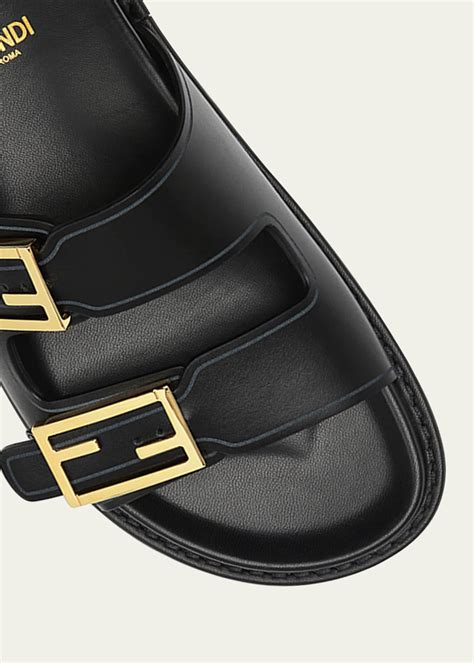 fendi buckle mule|fendi slides sale cettire.